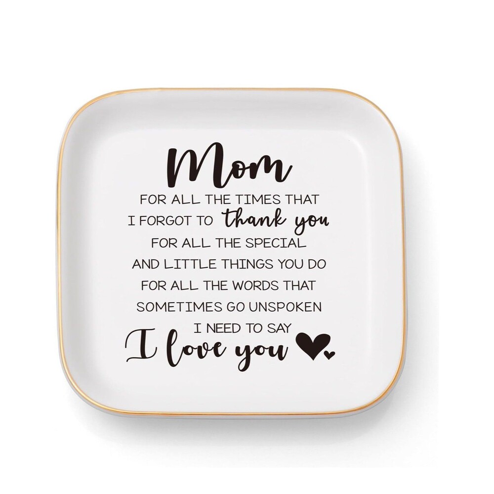 Thank You Mom Jewelry Dish